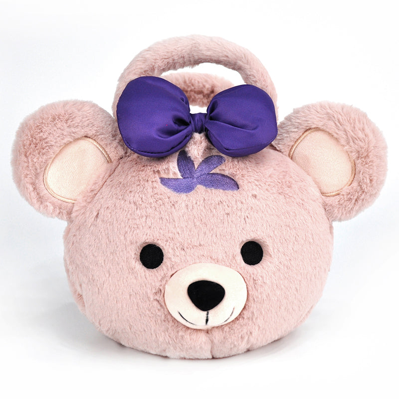 Royal Mallow小熊毛绒包包单肩斜挎手拎包